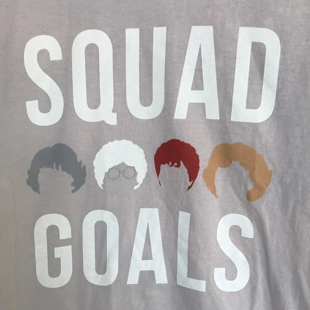 Anvil Golden Girls Squad Goals Graphic Short Sleeve T-Shirt - Picture 2 of 8